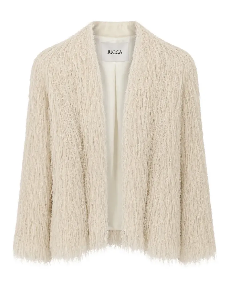 Jucca Bomberjacke aus Faux Fur - Nude Nude