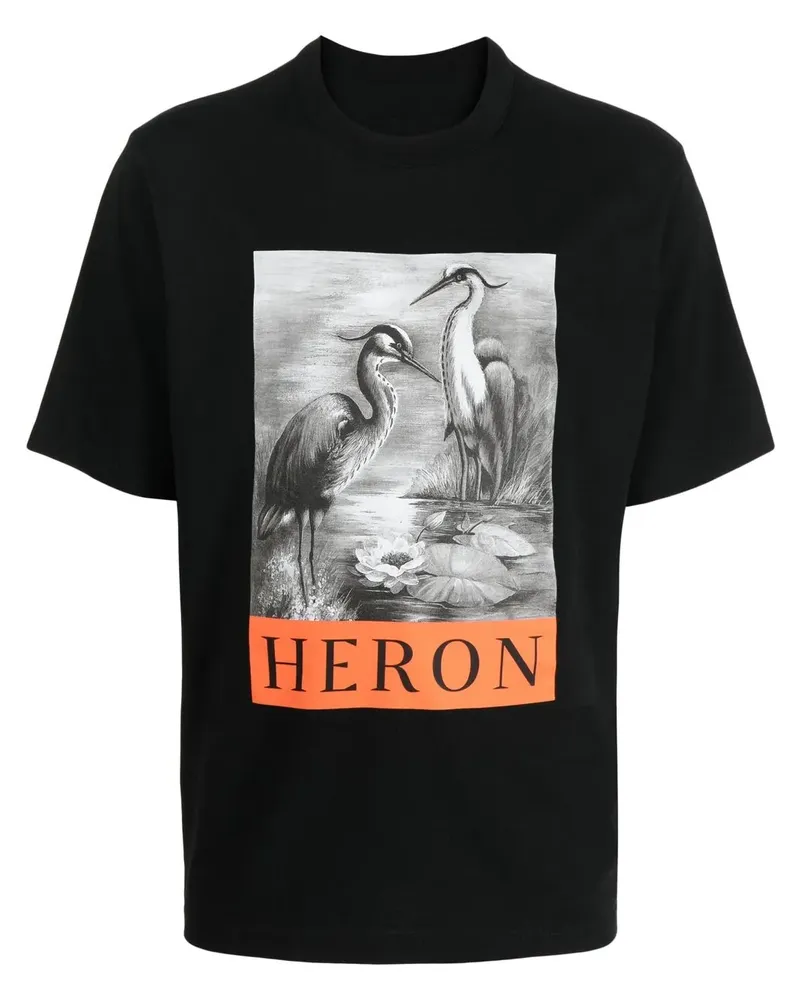 Heron Preston T-Shirt mit grafischem Print - Schwarz Schwarz