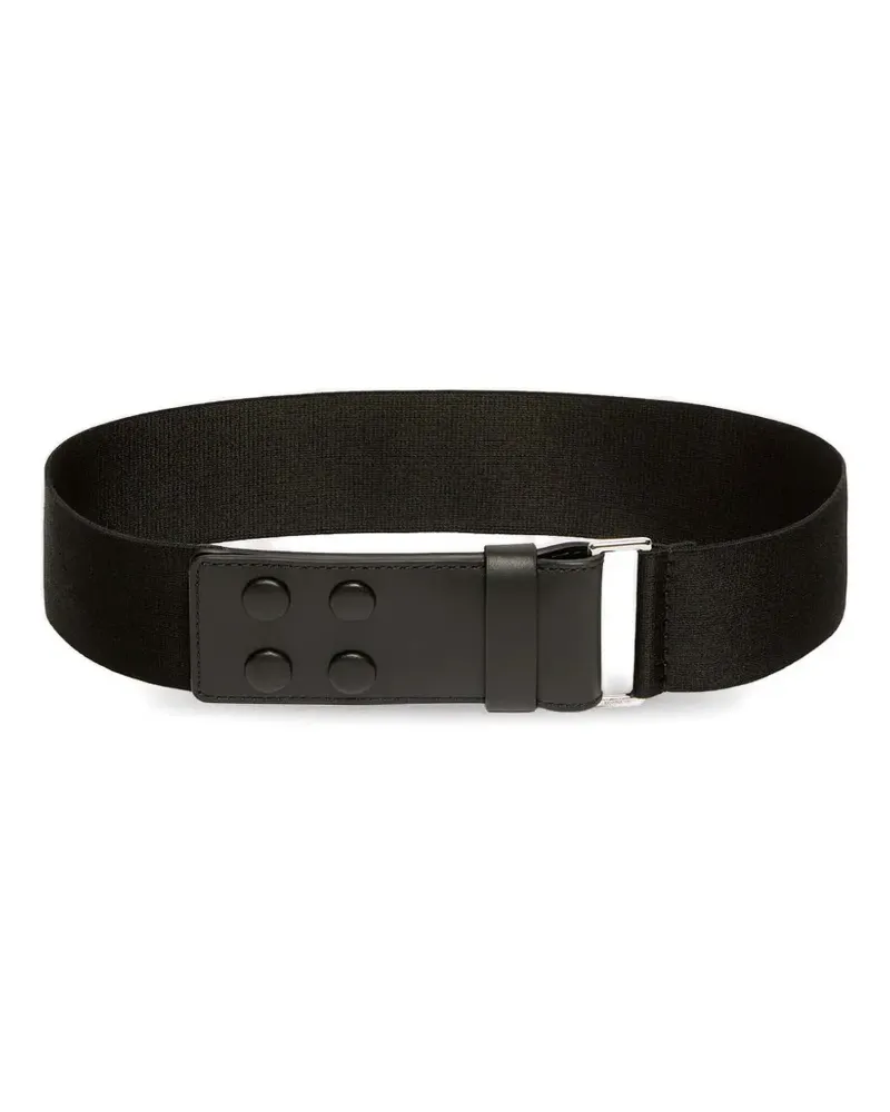 Max Mara buttoned leather belt - Schwarz Schwarz