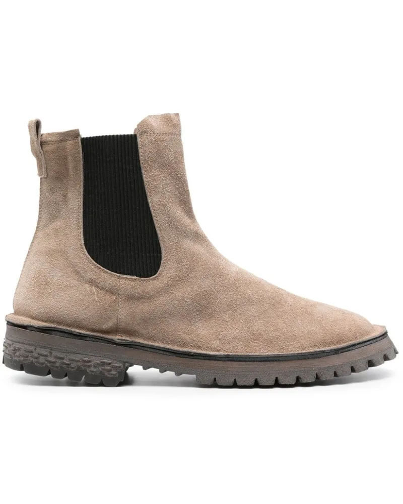 Moma Chelsea-Boots aus Wildleder - Nude Nude