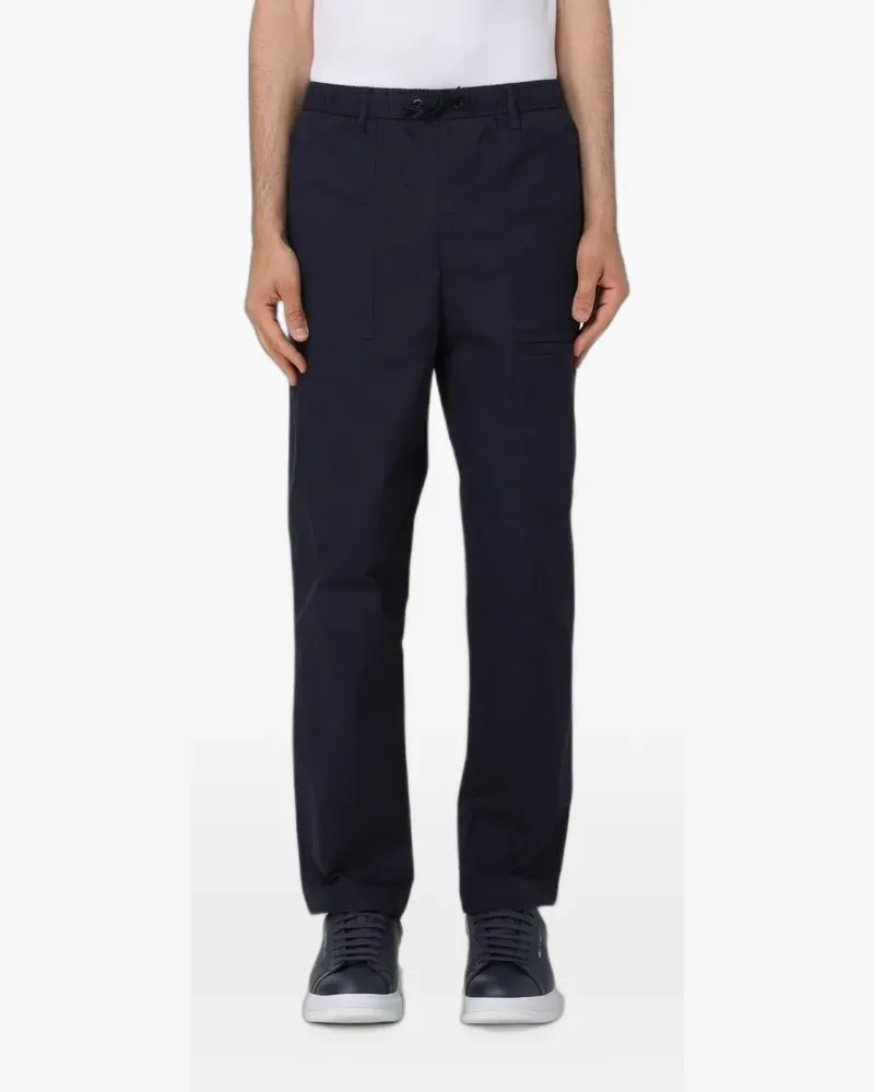 Emporio Armani drawstring elasticated-waistband trousers - Blau Blau