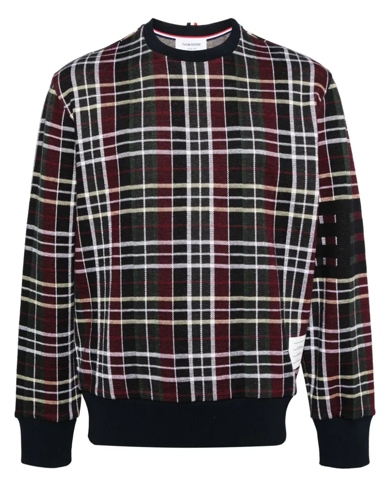 Thom Browne Karierter Pullover - Grün Grün