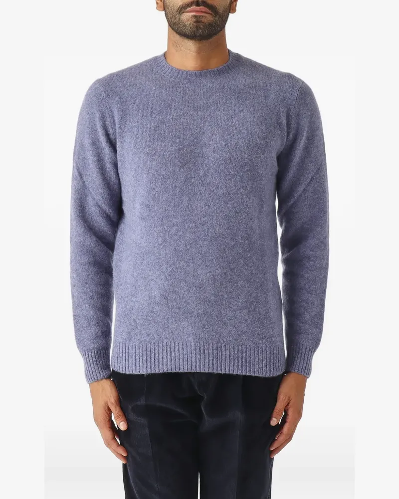 Filippo de Laurentiis ribbed-trim crew-neck sweater - Blau Blau