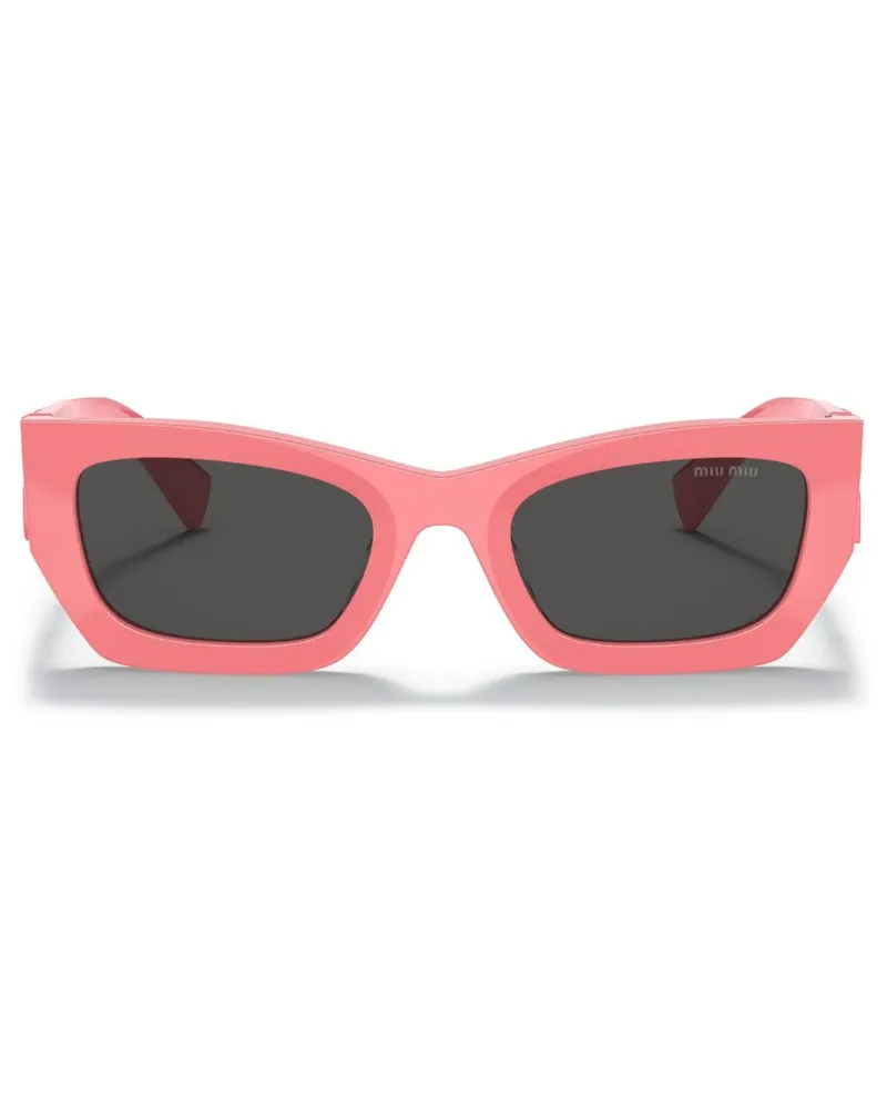 Miu Miu Eckige Glimpse Sonnenbrille - Rosa Rosa