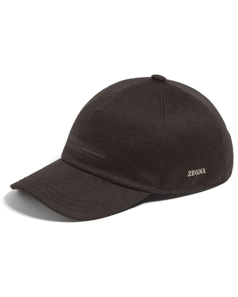 Ermenegildo Zegna Baseballkappe aus Filz - Braun Braun