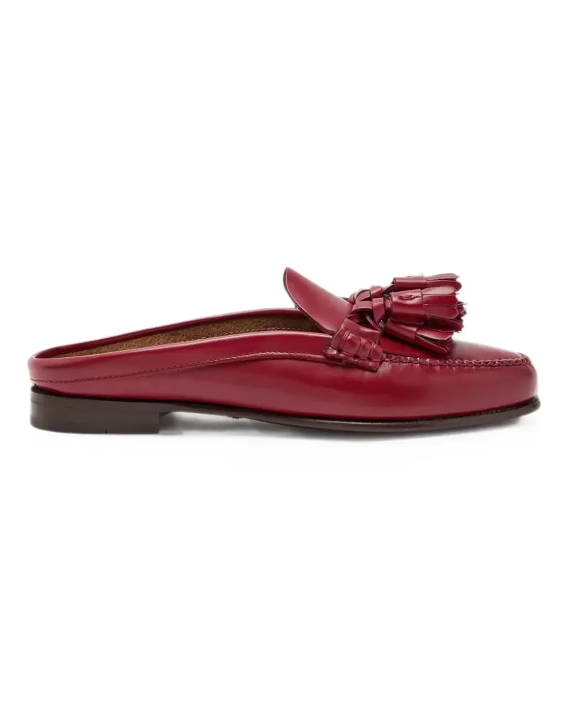 HEREU Flache Borlada Mules mit Quasten - Rot Rot