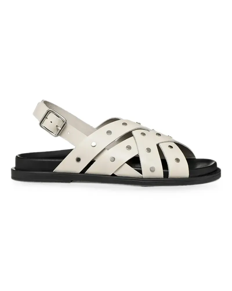 Geox Adelash studded crossover-strap sandals - Nude Nude