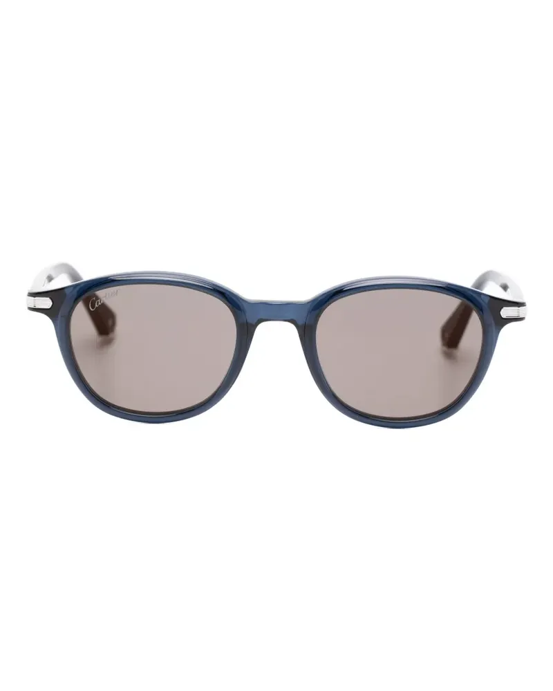 Cartier oval-frame sunglasses - Blau Blau