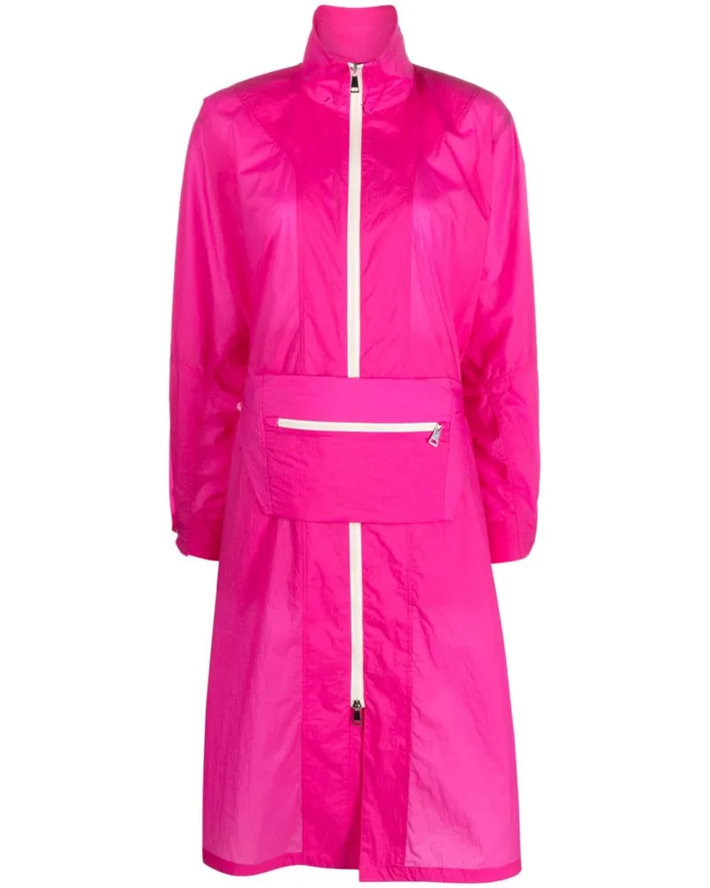 Moncler Mittellanger Inny Mantel - Rosa Rosa