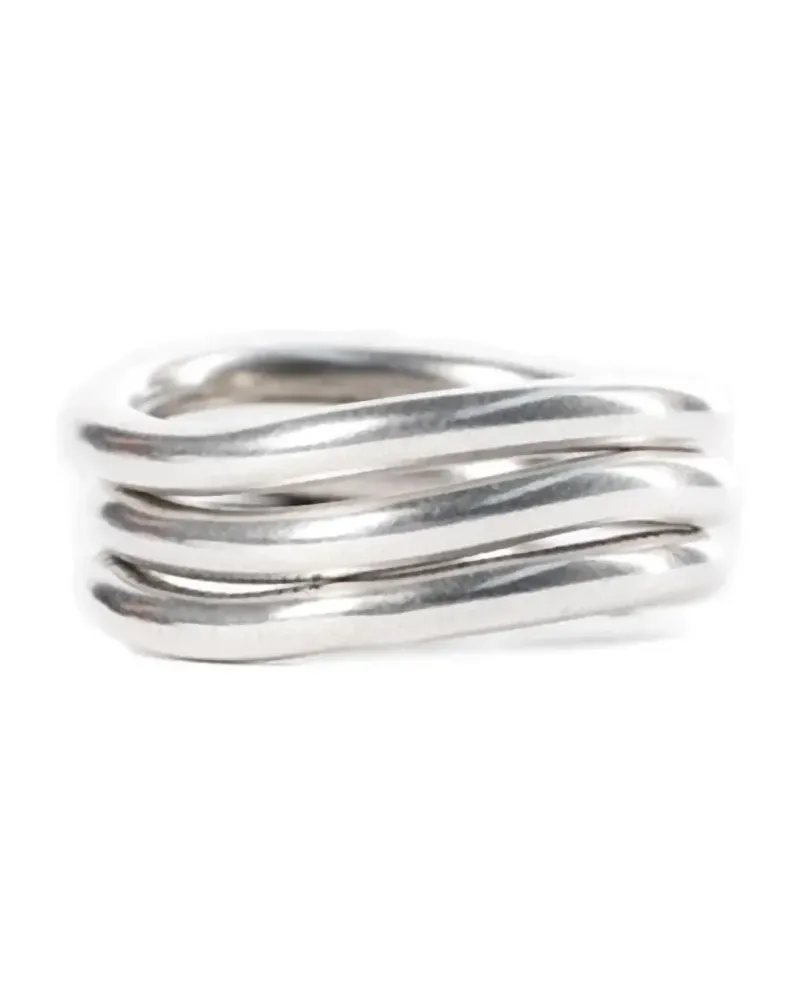 Ann Demeulemeester Olivia Ring (3er-Set) - Silber Silber
