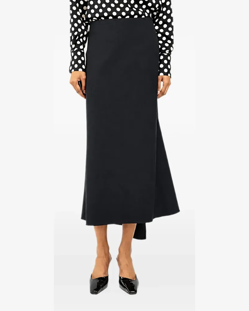 Victoria Beckham A-line midi skirt - Blau Blau