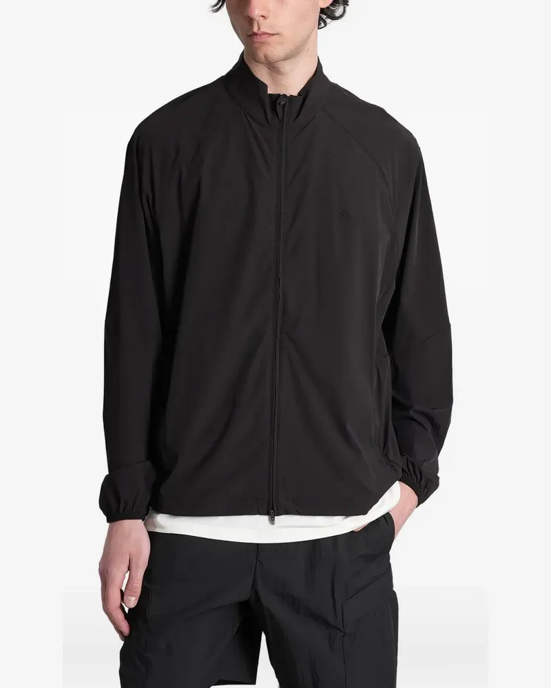 REPRESENT logo-embroidered raglan-sleeve track jacket - Schwarz Schwarz