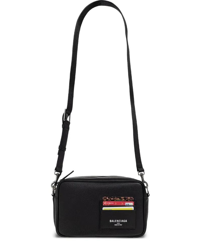 Balenciaga Schultertasche mit Kartenetui - Schwarz Schwarz