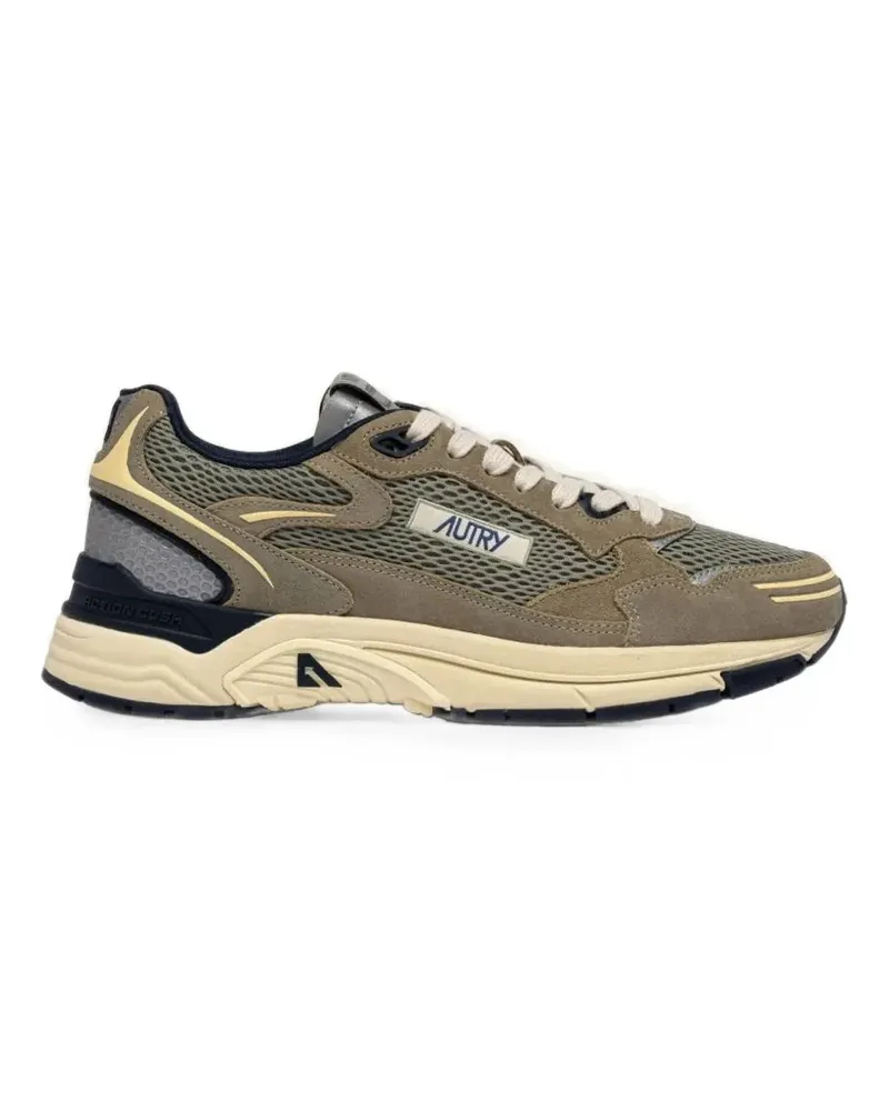 AUTRY Hyperway Sneakers mit Mesh-Wildleder - Nude Nude