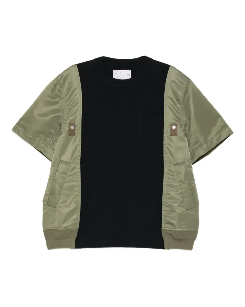 Sacai Docking T-Shirt - Blau Blau