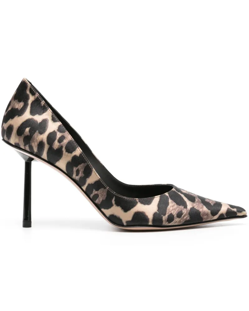 Le Silla Bella Pumps mit Leoparden-Print 90mm - Nude Nude