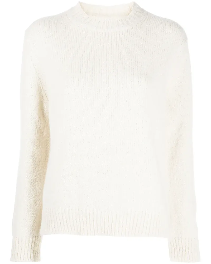 Jil Sander Strickpullover mit Rundhalsausschnitt - Nude Nude