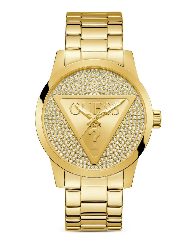 Guess crystal-embellished 44mm watch - Gold Gold