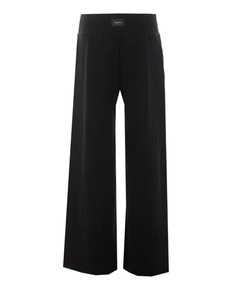 Repetto Jogginghose mit hohem Bund - Schwarz Schwarz