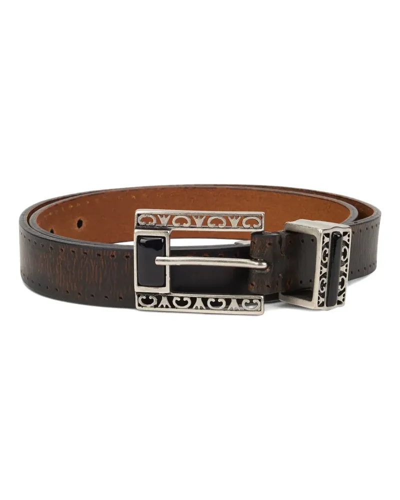 Golden Goose leather belt - Braun Braun