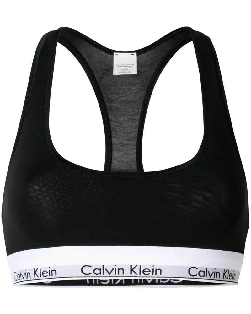 Calvin Klein Bustier mit Logo-Band - Schwarz Schwarz