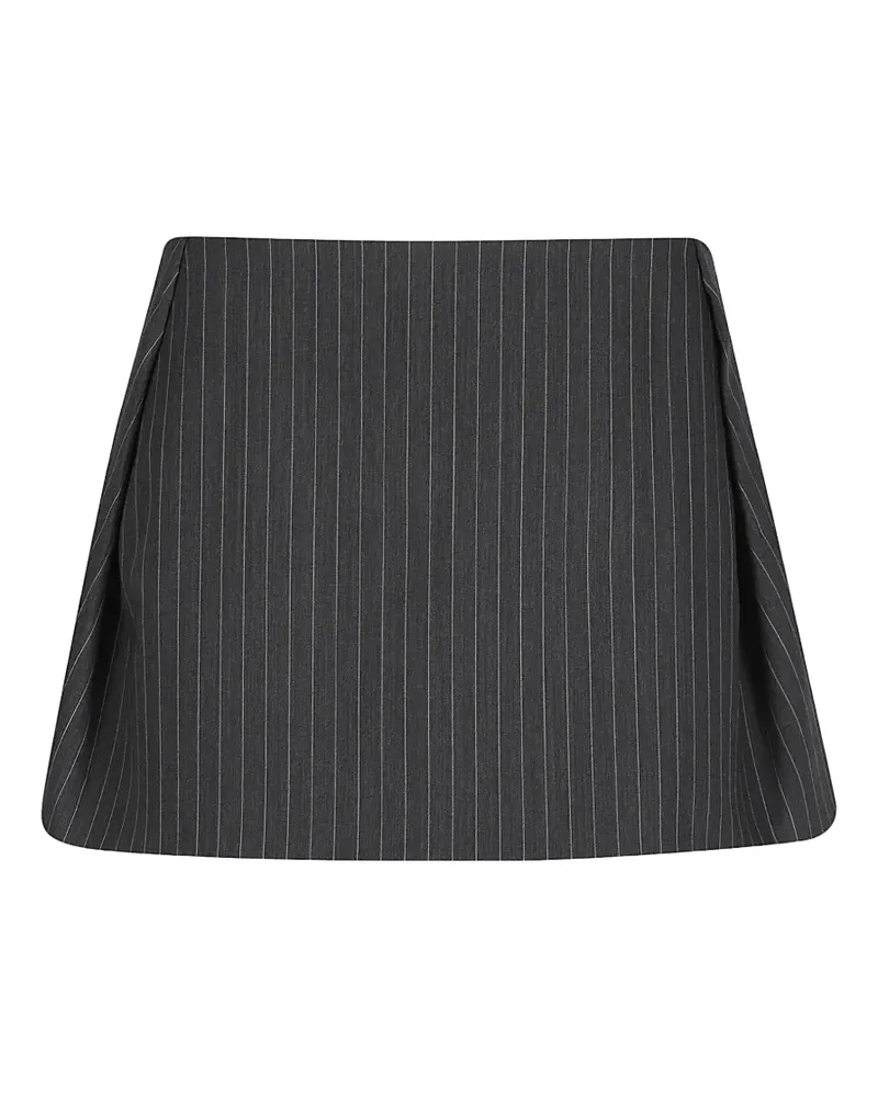 IRO pinstripe-pattern pleated mini skirt - Grau Grau