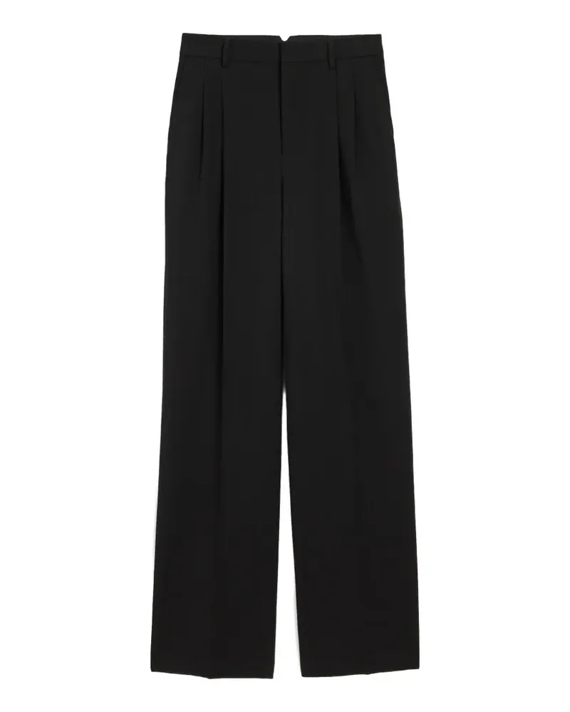 AMI Paris Weite Taillenhose - Schwarz Schwarz