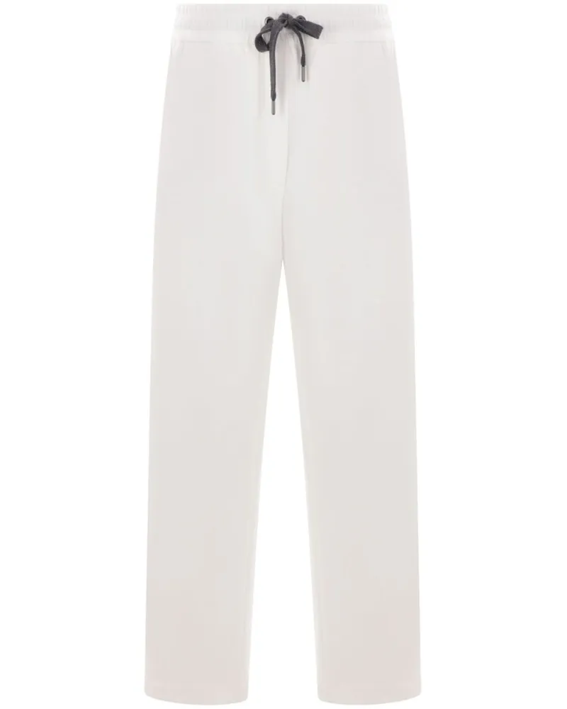 Brunello Cucinelli Hose mit geradem Bein - Weiß Weiß