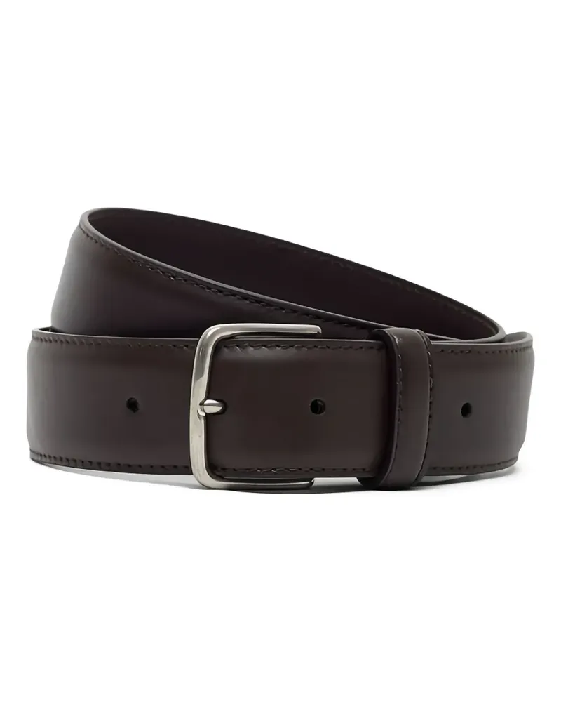 The Row buckle-fastening leather belt - Braun Braun