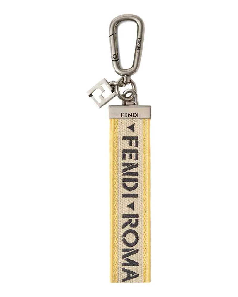 Fendi 1925 Schlüsselanhänger mit FF-Logo - Nude Nude