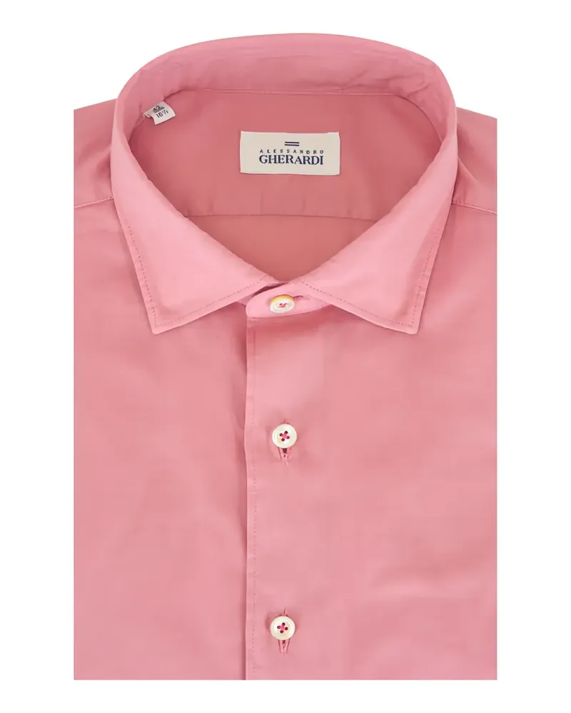 Alessandro Gherardi Hemd mit Knopfleiste - Rosa Rosa