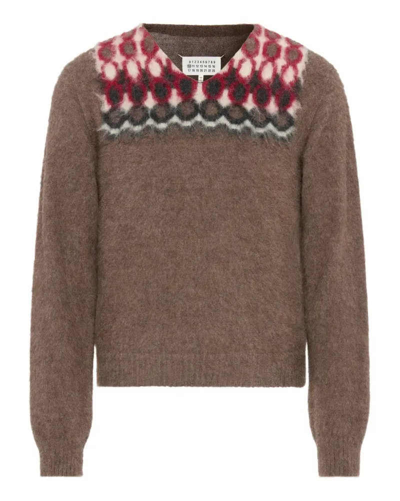 Maison Margiela brushed pullover - Braun Braun