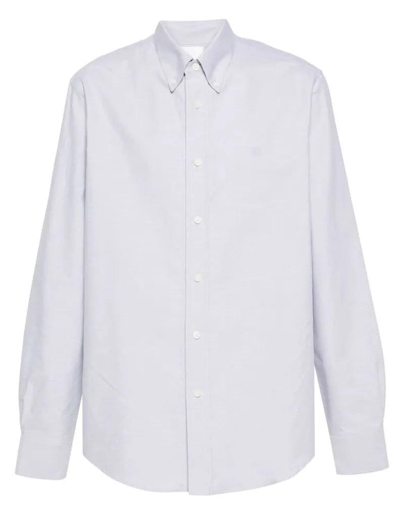 Givenchy Hemd mit 4G-Stickerei - Grau Grau