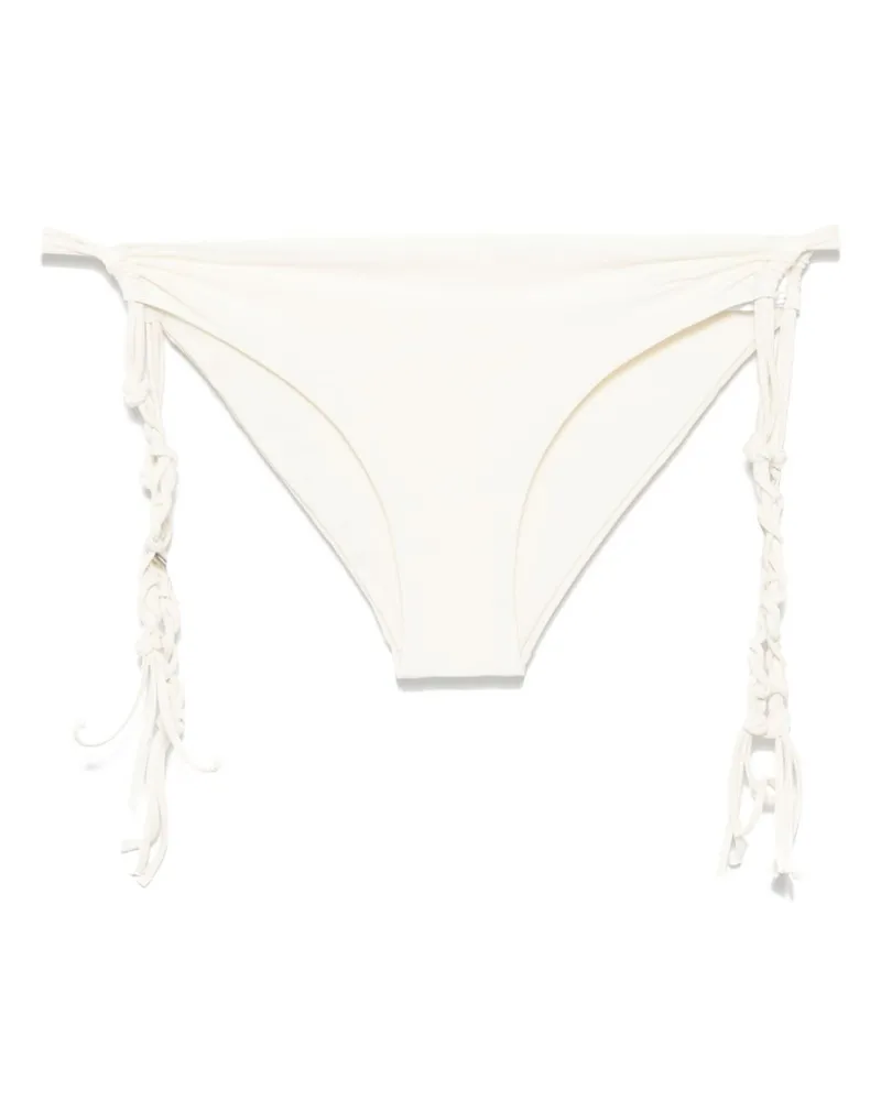 Jil Sander Tangle Bikinihöschen - Weiß Weiß