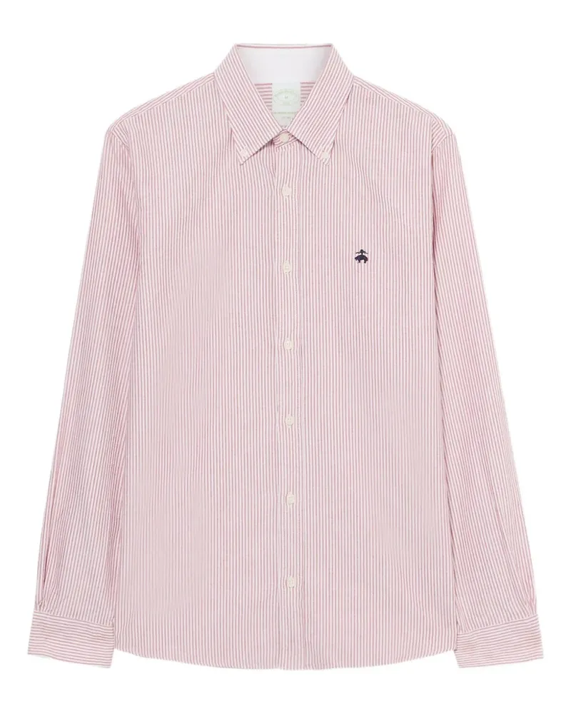Brooks Brothers Gestreiftes Hemd Rot