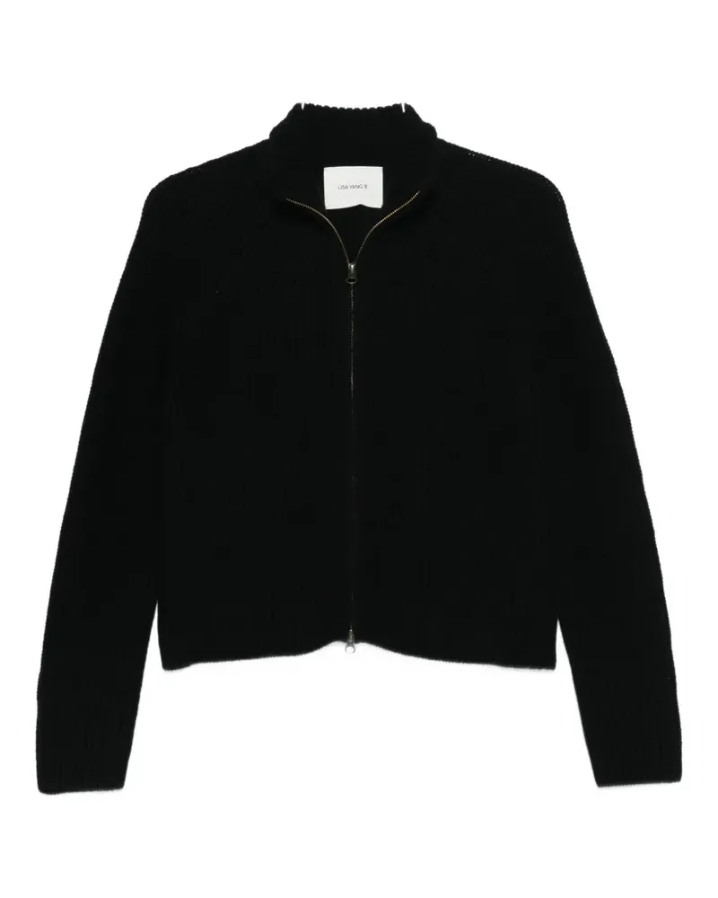 Lisa Yang Sadie zip cardigan - Schwarz Schwarz