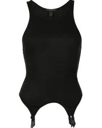 Kiki De Montparnasse Geripptes Tanktop Schwarz