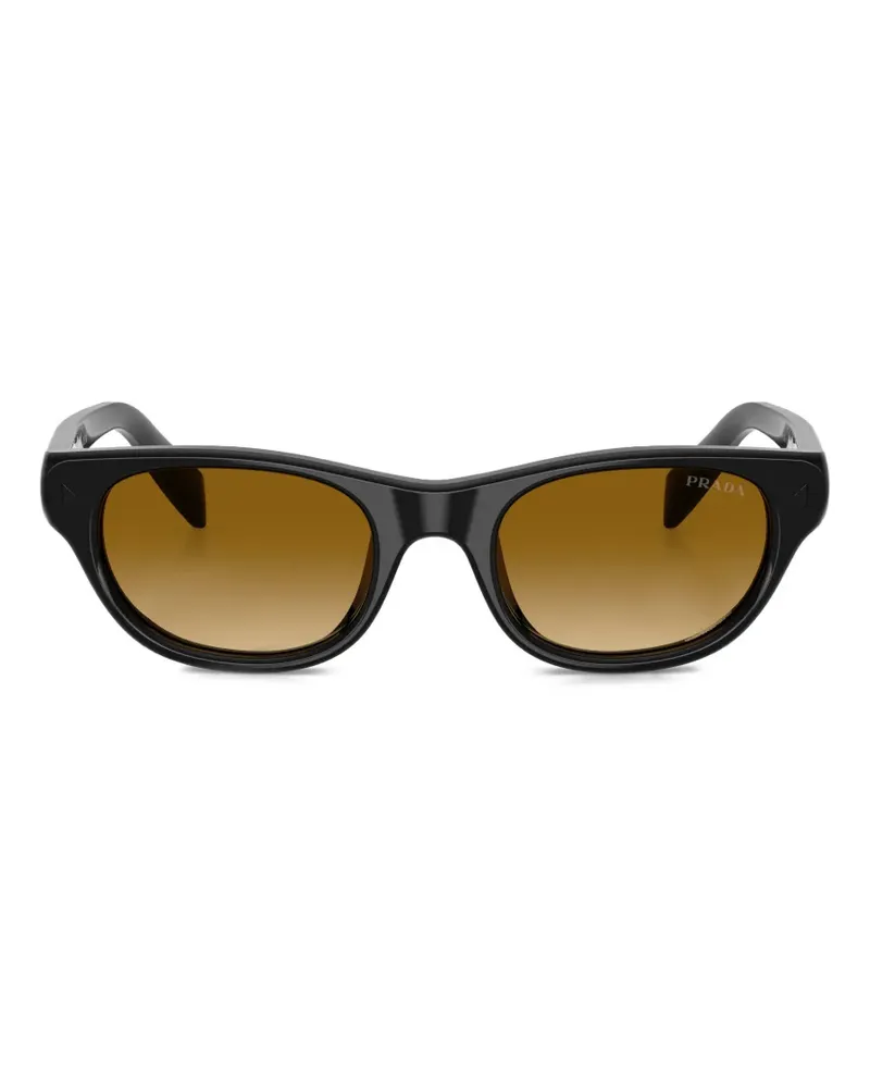 Prada browline sunglasses - Schwarz Schwarz