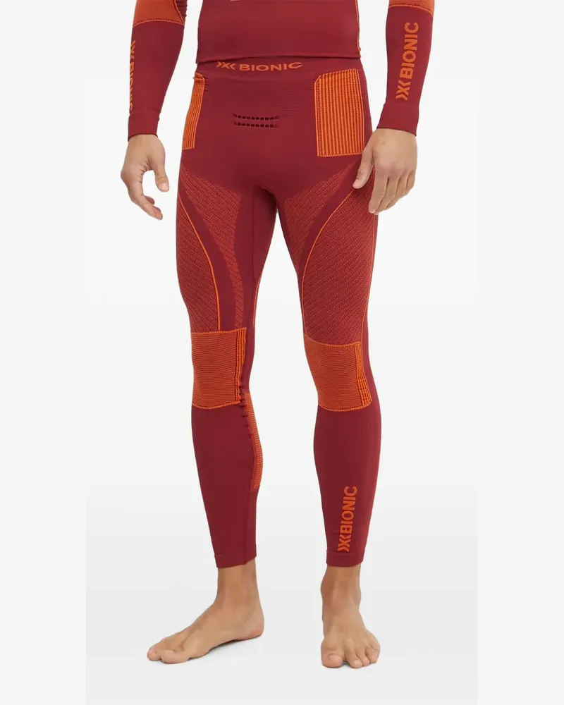 X-Bionic Skihose mit Logo-Print - Rot Rot