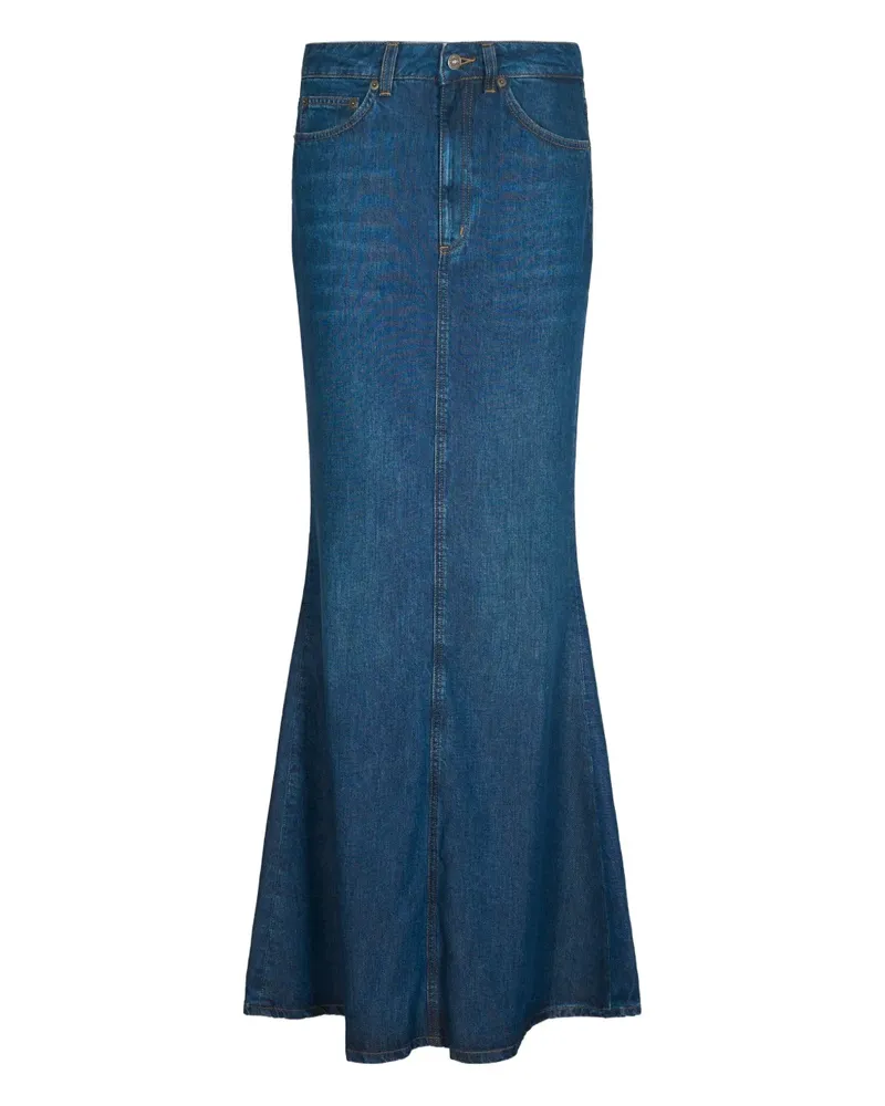 Dondup Ausgestellter Jeansrock - Blau Blau