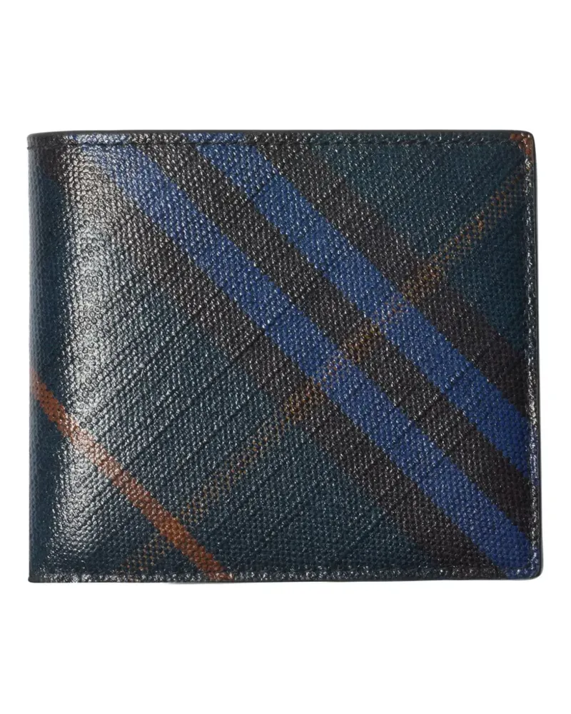Burberry Kariertes Portemonnaie - Schwarz Schwarz