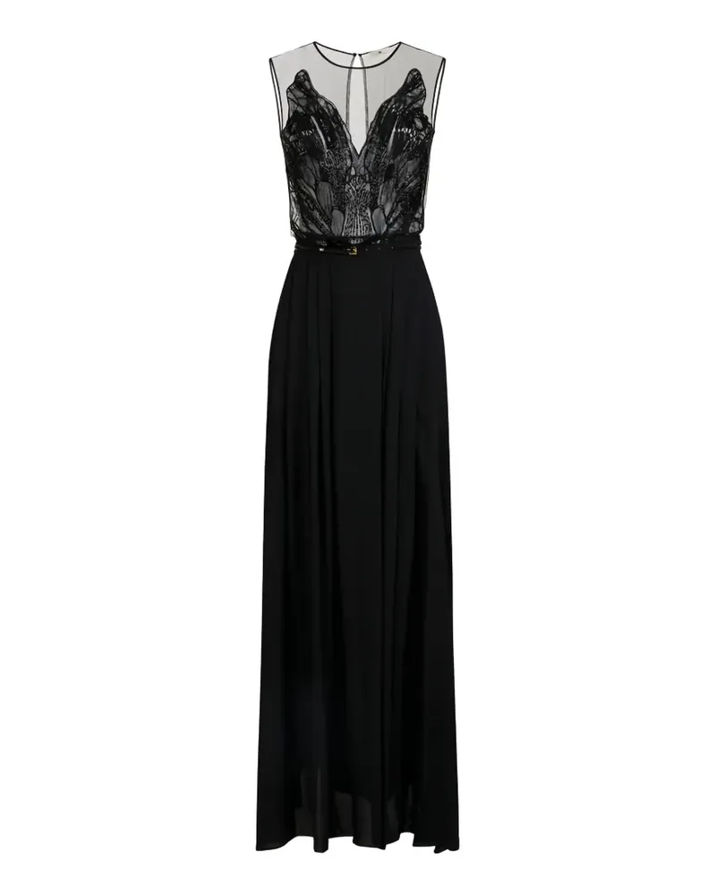 Elisabetta Franchi sequin-embellished maxi dress - Schwarz Schwarz