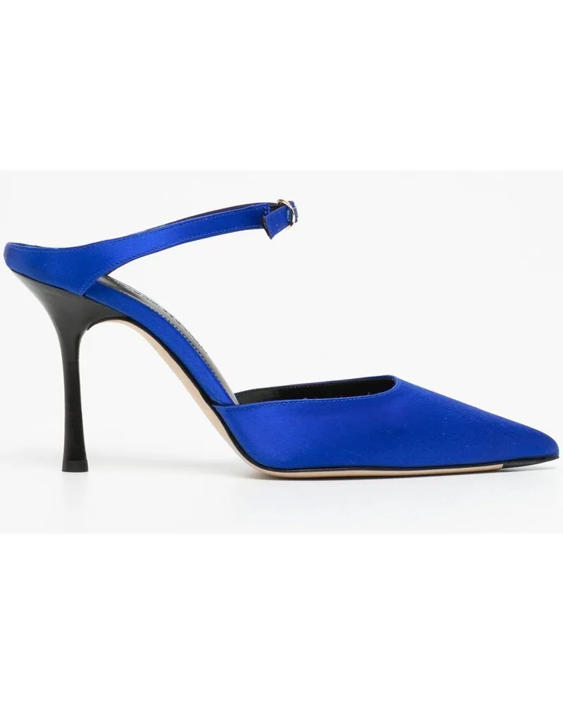 Victoria Beckham Jordy Mules 90mm - Blau Blau