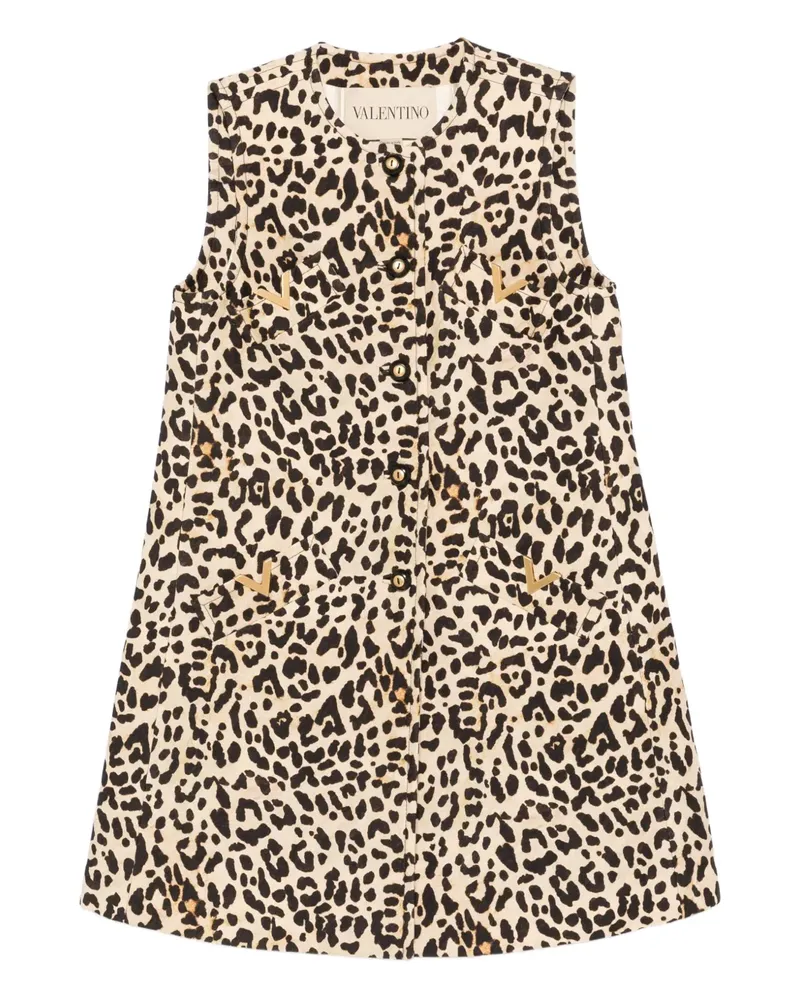 Valentino Garavani Jacke mit Leoparden-Print - Nude Nude