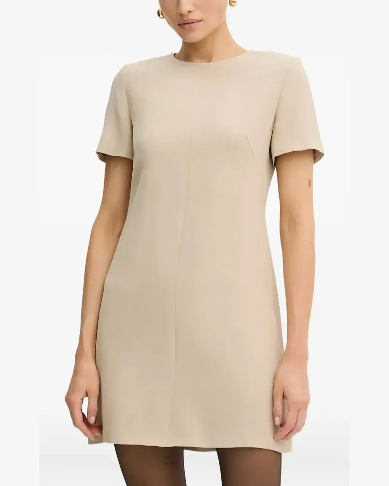 HUGO BOSS Kurzärmeliges Minikleid - Nude Nude