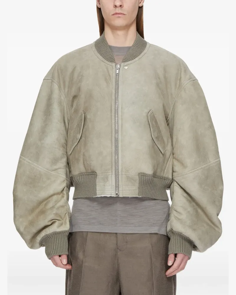 Rick Owens Secchia flight jacket - Nude Nude