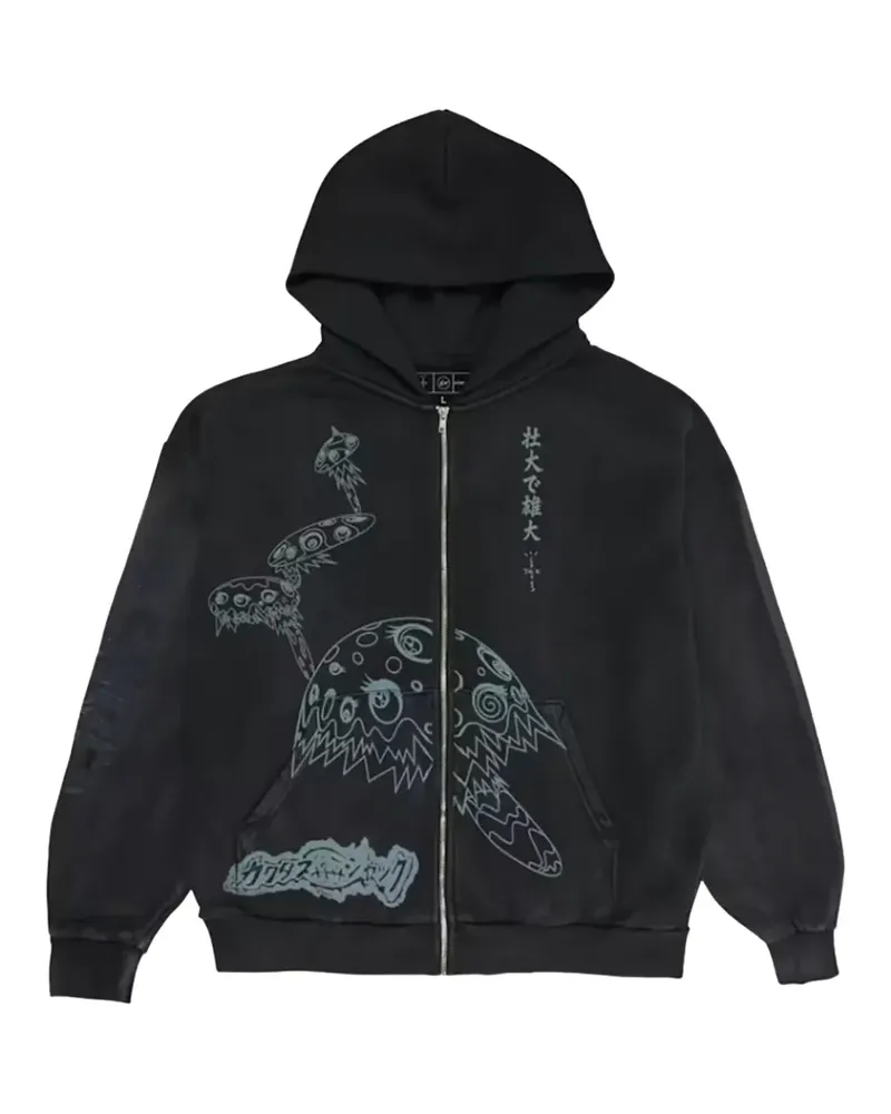 Travis Scott x Fragment x Takashi Murakami Reborn hoodie - Schwarz Schwarz