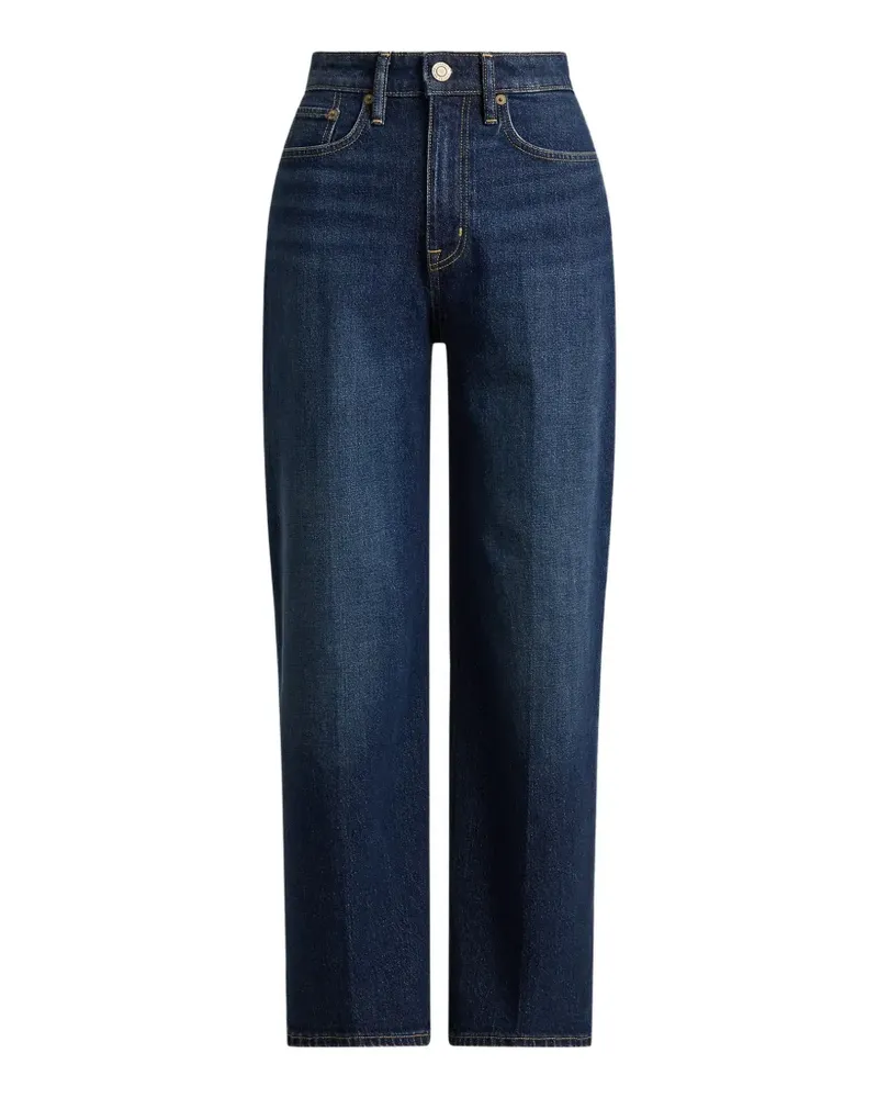 Ralph Lauren high-waisted straight-leg jeans - Blau Blau