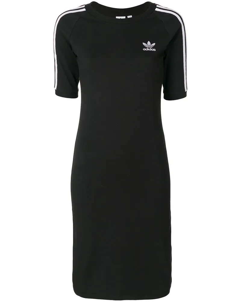 adidas Enges Kleid - Schwarz Schwarz