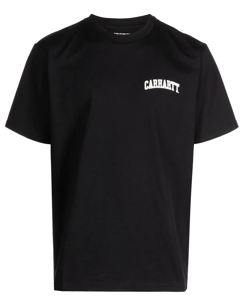 Carhartt WIP T-Shirt mit Logo-Print Schwarz